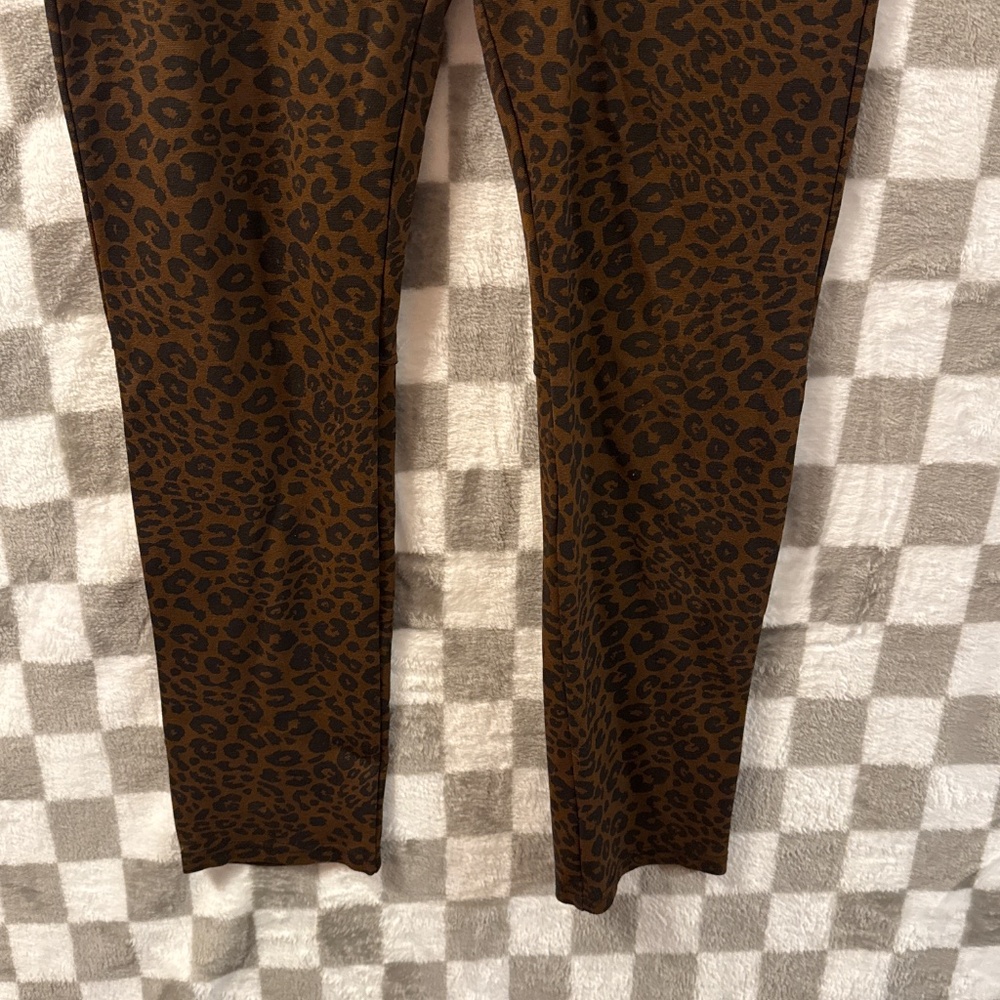 Sanctuary Leopard Affair Social Standard Skinny Pants Size XL/ Extra Large - Picture 3 of 14